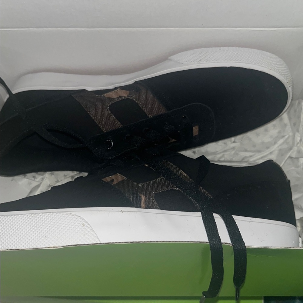 Choices Black and Camo Sneakers